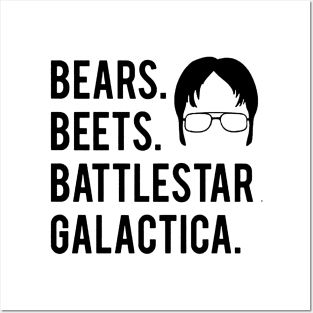 Bears Beets Posters and Art